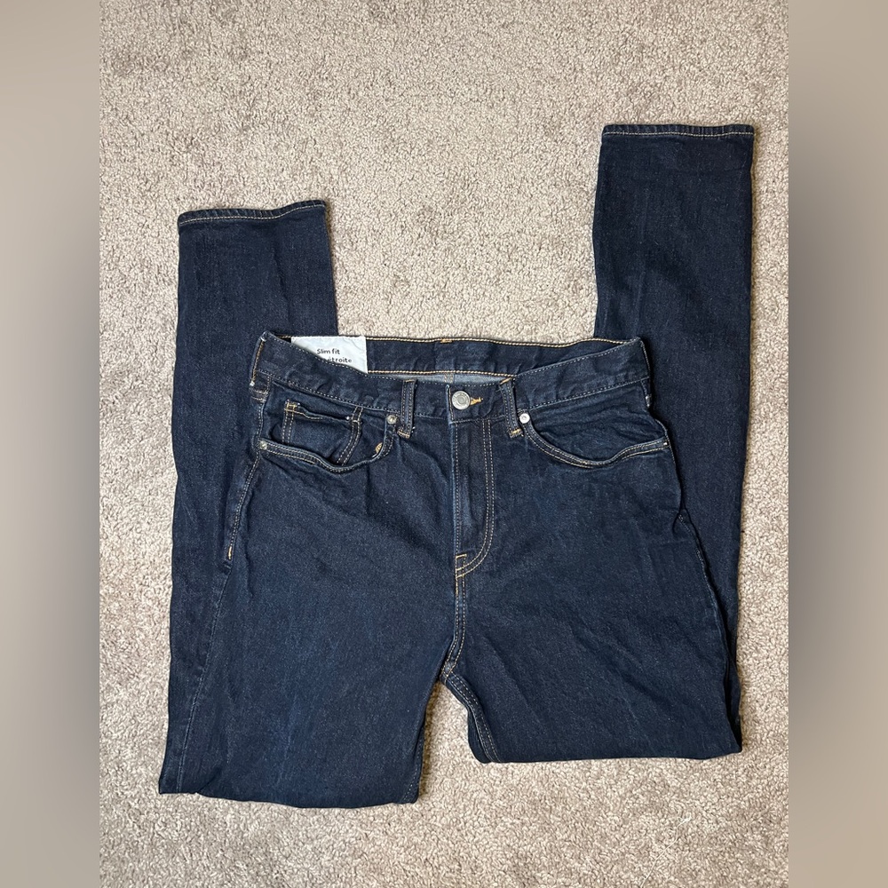Slim fit 31/32 jeans dark wash WORN ONCE